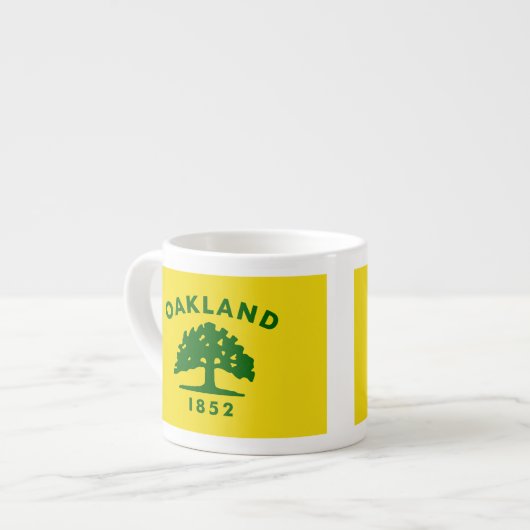 Oakland, Californische vlaggen Espresso Kop (Links)