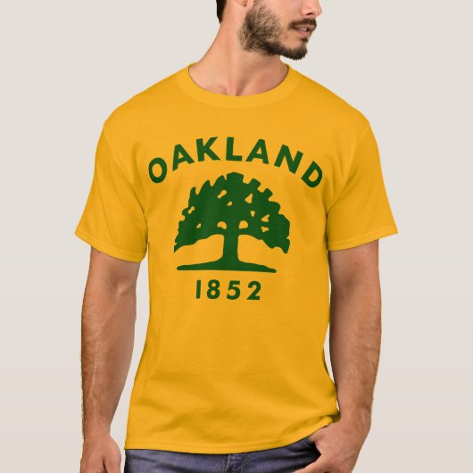 Oakland City Vlag T-shirt (Voorkant)