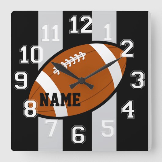 Oakland Colors Football wandklok (Voorkant)