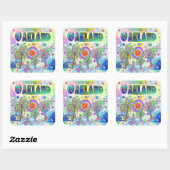 Oakland Deep Dream Sticker (Vel)