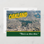 Oakland: "Er is daar geen." Stein briefkaart (Voorkant / Achterkant)