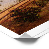 Oakland estuarium bij het Merritt-meer (1232A) Poster (Hoek)