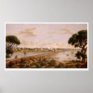 Oakland estuarium bij het Merritt-meer (1232A) Poster