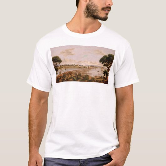 Oakland estuarium bij het Merritt-meer (1232A) T-shirt (Voorkant)