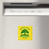Oakland Explorers Club Magnet (Insitu (Vaatwasser))
