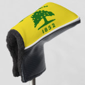 Oakland Flag, Californië Golf Head Hoesje Golfheadcover (3/4 voorkant)