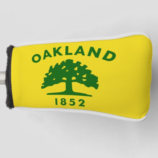 Oakland Flag, Californië Golf Head Hoesje Golfheadcover (Voorkant)