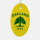 Oakland Flag, Californië Keramisch Ornament (Rechts)