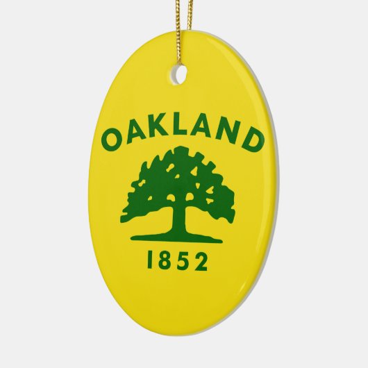 Oakland Flag, Californië Keramisch Ornament (Links)