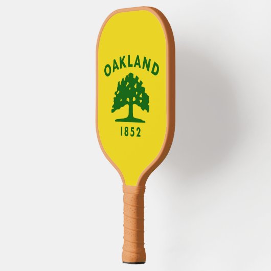 Oakland Flag, Californië Pickleball Paddle (Links)