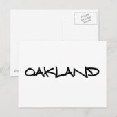 Oakland Graffiti Briefkaart (Voorkant / Achterkant)