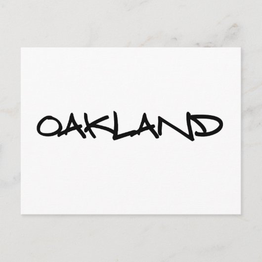 Oakland Graffiti Briefkaart (Voorkant)