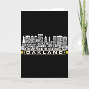 Oakland Honkbal Team All Time Legenden Oakland Cit Kaart