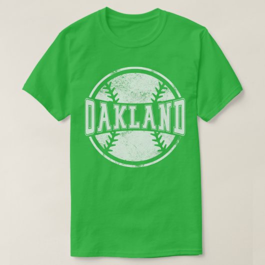 Oakland Honkbal Team Gift T-shirt (Design voorkant)