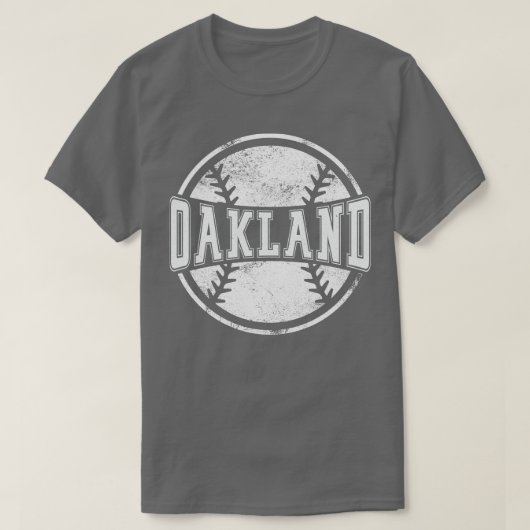  Oakland Honkbal Team Gift T-shirt (Design voorkant)