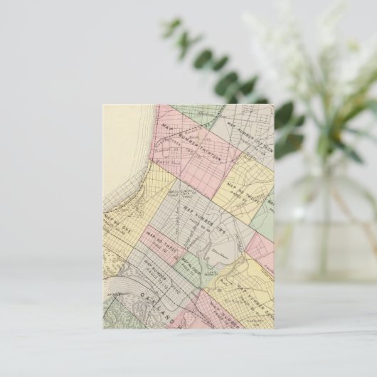 Oakland-indexkaart Briefkaart (Staand voorkant)