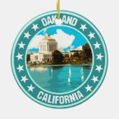 Oakland Keramisch Ornament (Achterkant)