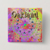 Oakland Lucky Golden Button (Voorkant)