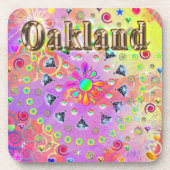 Oakland Lucky Golden Onderzetter (Voorkant)