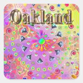 Oakland Lucky Golden Sticker