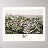 Oakland, MD Panoramic Map - 1906 Poster (Voorkant)