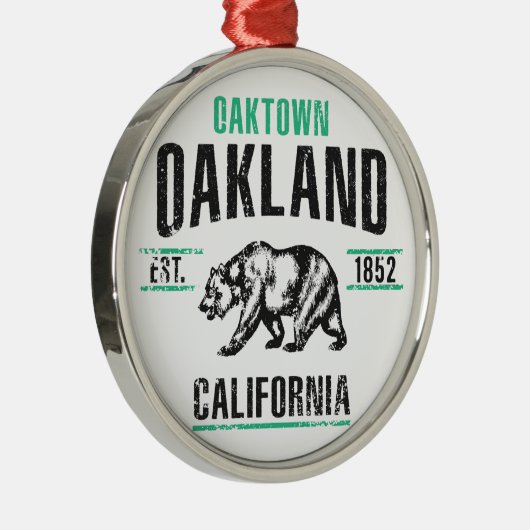 Oakland Metalen Ornament (Rechts)