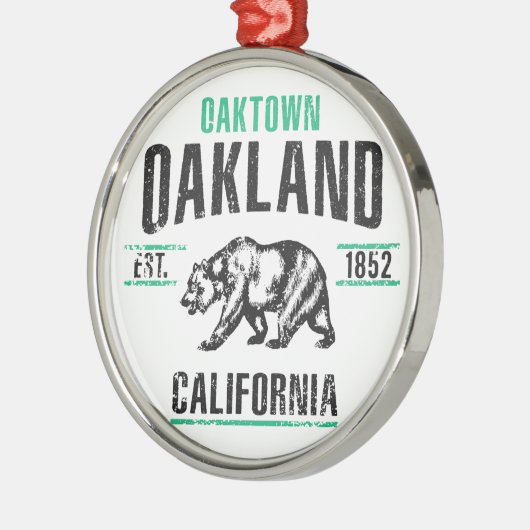 Oakland Metalen Ornament (Links)