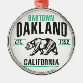 Oakland Metalen Ornament (Voorkant)