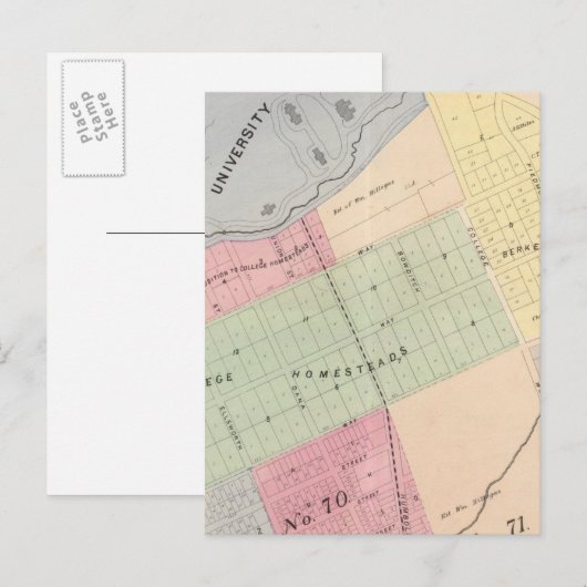 Oakland, nabijheid 16 briefkaart (Voorkant / Achterkant)