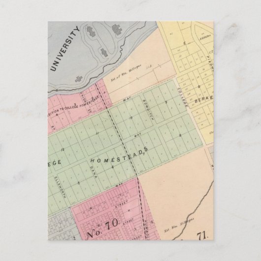 Oakland, nabijheid 16 briefkaart (Voorkant)