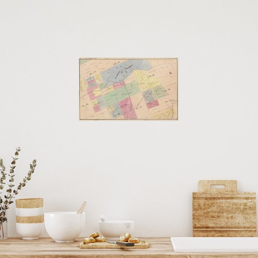 Oakland, nabijheid 16 poster (Keuken)