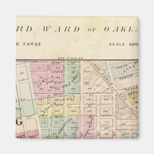 Oakland, nabijheid 3 magneet (Voorkant)