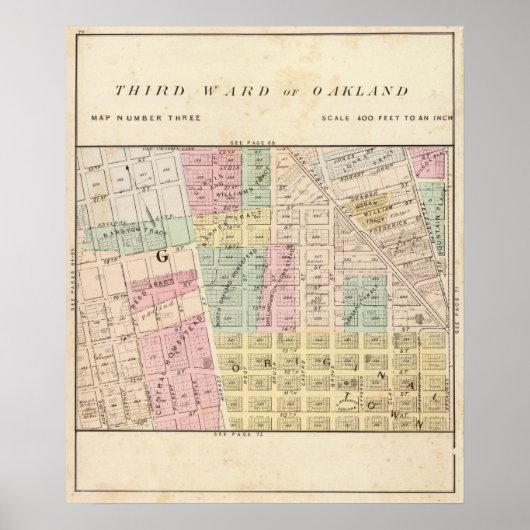 Oakland, nabijheid 3 poster (Voorkant)