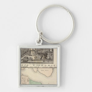 Oakland, nabijheid 4 sleutelhanger