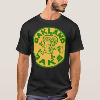 Oakland Oaks Basketbal Logo Aba T-shirt