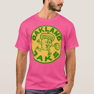Oakland Oaks Basketbal Logo Aba T-shirt