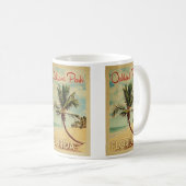 Oakland Park Palm Tree Vintage Koffiemok (Voorkant rechts)