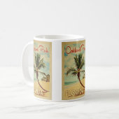 Oakland Park Palm Tree Vintage Koffiemok (Voorkant links)