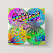 Oakland Quadro Seasons Button (Voorkant)