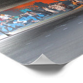 Oakland Super Heroes Mural 1 Poster (Hoek)