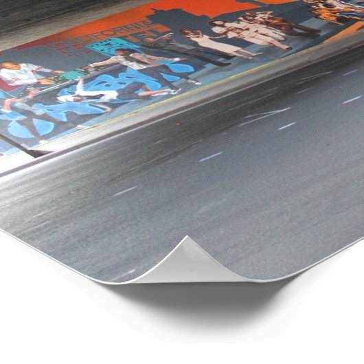 Oakland Super Heroes Mural 1 Poster (Hoek)