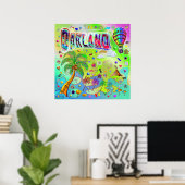 Oakland Tijdloos Melody Poster (Thuiskantoor)