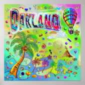 Oakland Tijdloos Melody Poster (Voorkant)