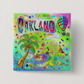 Oakland Tijdloze Melodie Button (Voorkant)