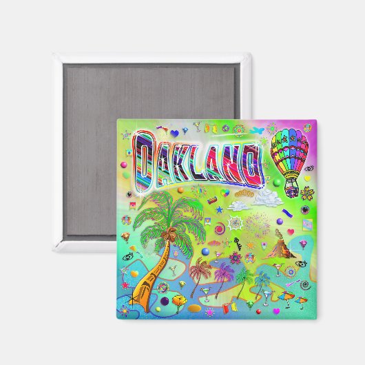 Oakland Timeless Melody Magneet (Voorkant / Achterkant)