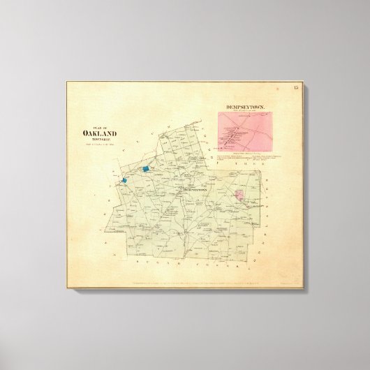 Oakland Township Canvas Afdruk (Voorkant)