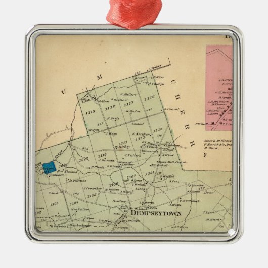 Oakland Township Metalen Ornament (Voorkant)