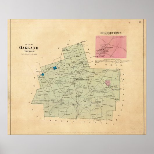 Oakland Township Poster (Voorkant)