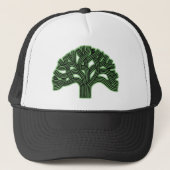 Oakland Tree Green Haze Trucker Pet (Voorkant)
