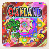 Oakland Tropical Friends Onderzetter (Voorkant)
